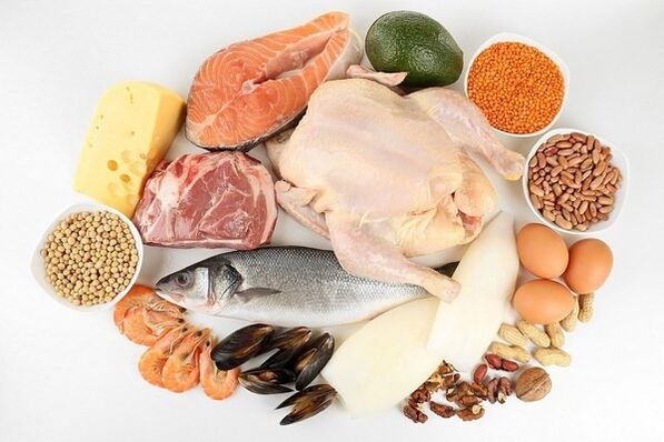 एक प्रकार का अनाज प्रोटीन आहार के लिए उच्च प्रोटीन खाद्य पदार्थ